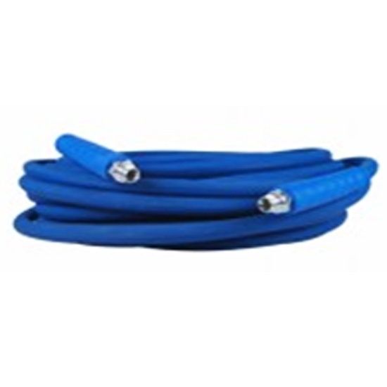 Picture of 3/8" Blue Hose with 3/8" M - 3/8" F Ends 20M