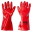 Picture of Red PVC Gauntlet (14") Safety Work Gloves  JEFGLPVCG-XL