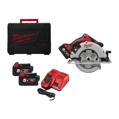 Picture of Milwaukee [M18BLCS66-502X] 18V 190mm Circular Saw Kit (2x5.0Ah)