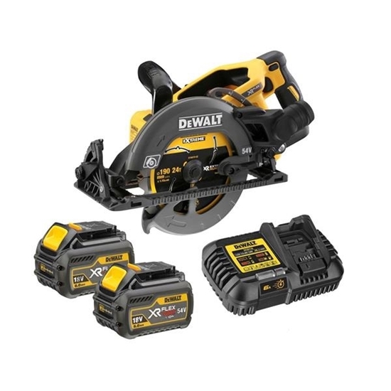 Picture of Dewalt DCS577T2 54V High Torque 190mm Circular Saw (2x6Ah)