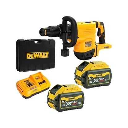 Picture of Dewalt DCH832X2 54V XR FLEXVOLT 6Kg Chipping Hammer (2x9Ah)