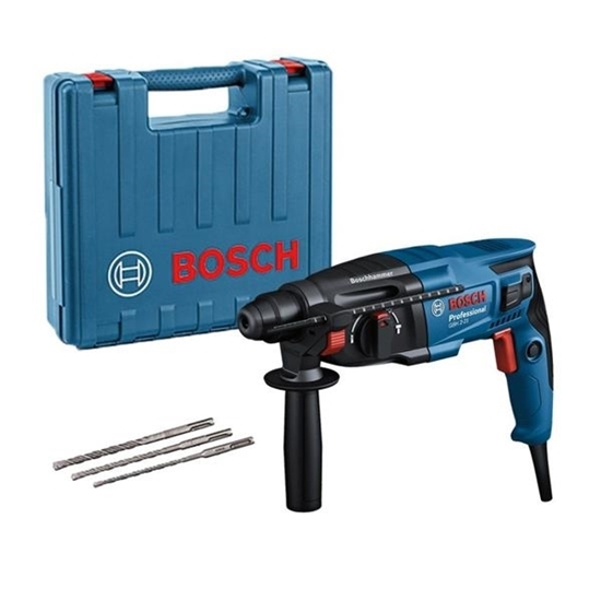 Picture of Bosch GBH 2-21 720W 2 Mode SDS Drill (with 3 Bits) 110V