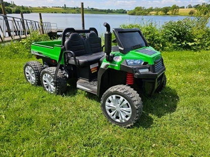 Picture of 24V 6-Wheel Gator Ride-On Truck with Remote Control for Parents