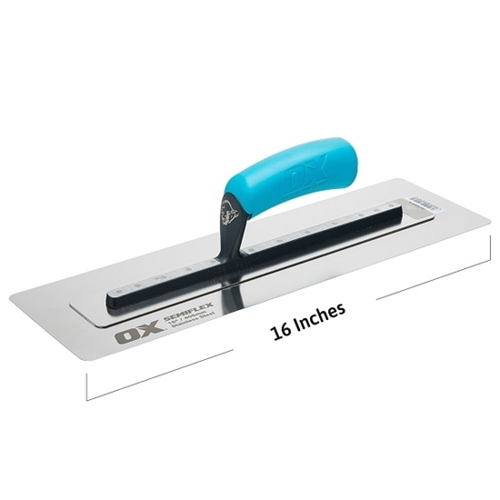 Picture of Ox Pro Semi flex Stainless Trowel (14 x 5")