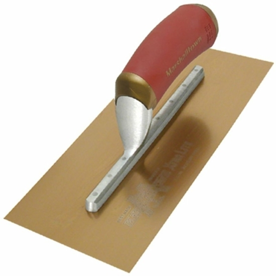 Picture of Marshalltown 13×5″ Duraflex Finishing Trowel Gold Stainless Steel