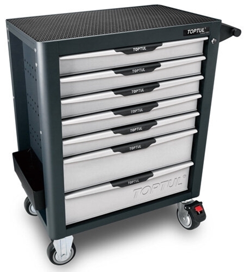 Picture of TOPTUL 7 Drawer Mobile Tool Trolley Pro+ Flat finish QTCAL0703