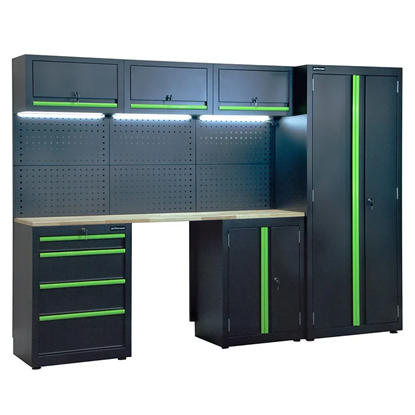 Picture of JEFFERSON MODULAR STORAGE SYSTEM COMBO C/W LED LIGHTS