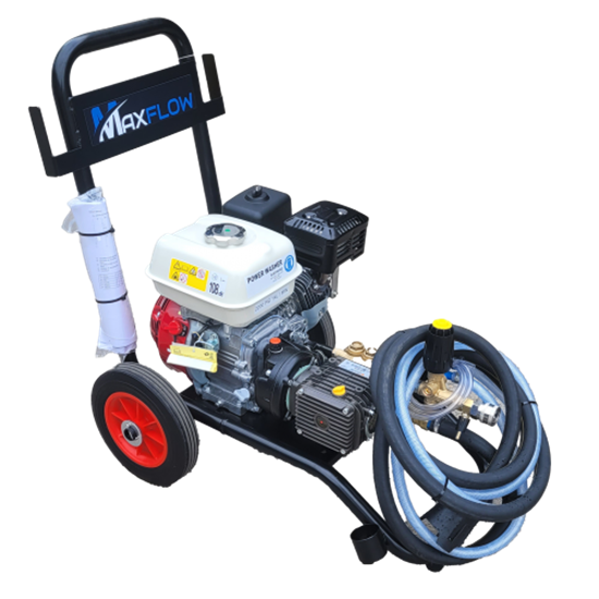 Picture of Maxflow Honda GX200 6.5 HP Gearbox Powerwasher Upright Frame