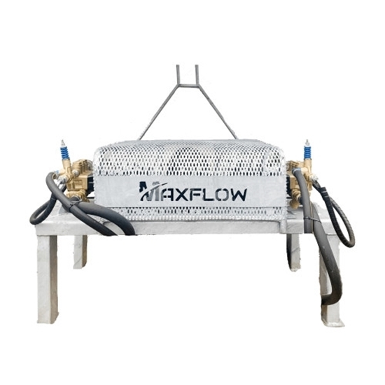 Picture of Maxflow Twin PTO Pressure Washer – Hawk Pump 2 x 30 LPM 200 BAR Galvanised Frame