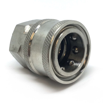 Picture of Maxflow Female Quick Release Coupling 3/8" BSP Female - Stainless Steel