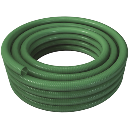 Picture of 1 1/4" Spiral PVC Suction Hose Per Mt (GREEN)