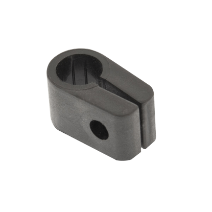 Picture of Q-CRIMP Black Cable Cleats 25.4mm QC10