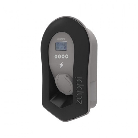 Picture of Zappi 7kW to 22kW – untethered – Black with in-build Hub